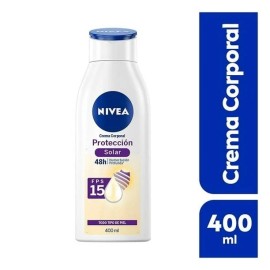 NIVEA 2 Pck Crema corporal Nivea Humectante Protection Solar FPS15 Moisturizing 220ml