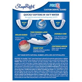 SleepRight ProRx - Protector dental personalizado, protector bucal para rechinar dientes por la noche, protectores nocturnos para rechinar dientes, có