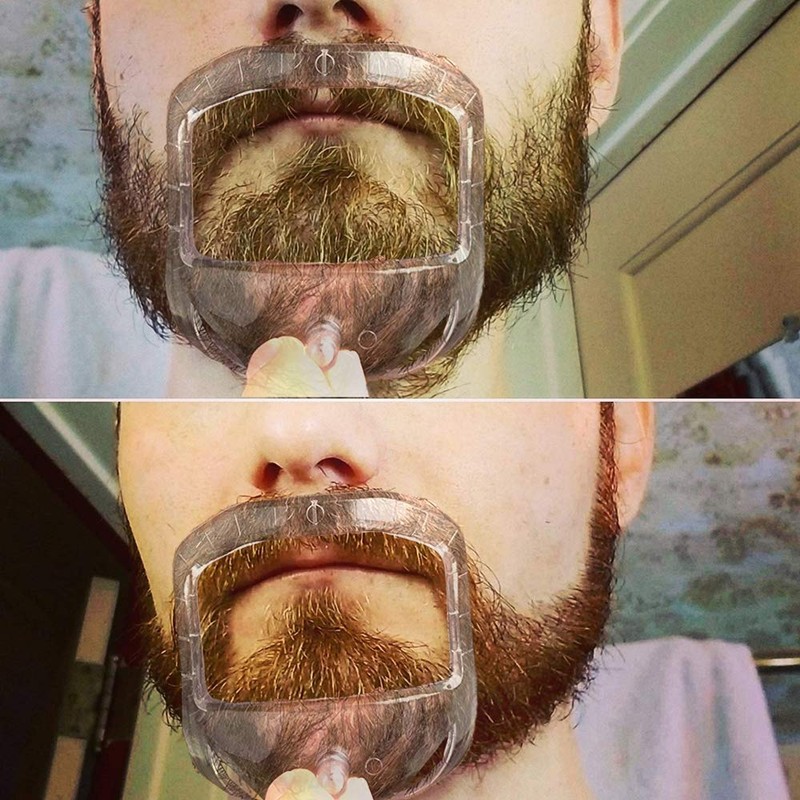 5 Sizes Set Goatee Beard Shaper Beard Styling Template Beard