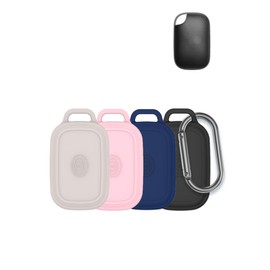 Case for Tile by Life360 Pro - Superior Silicone Build, Shockproof & Anti - Slip. Fits Widely, Protects Against Scratches. Precise Cutouts Ensure Full Functionality.Black+White+Pink+Blue.
