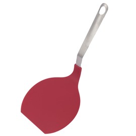 SELVA XXL Stainless Steel and Nylon Spatula 16.5 x 16.5 cm Dishwasher Safe Surface Friendly with Hanging Loop