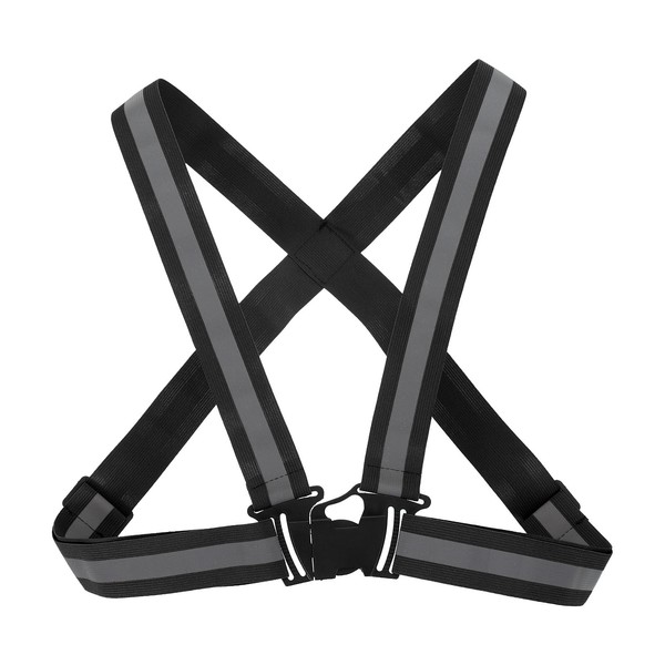 PATIKIL Adjustable Reflective Running Vest Gear, High Visible Reflective Straps