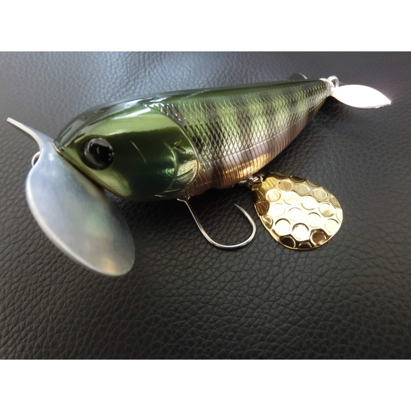 Luana® Fishing Colorado Blades Hammered Silver & Gold Set/Handcraft Metal
