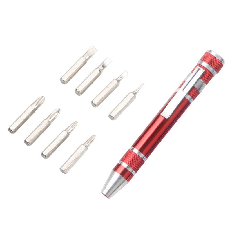 Mumuve 8 in 1 Magnetic Pocket Screwdriver, Practical Pen Shape