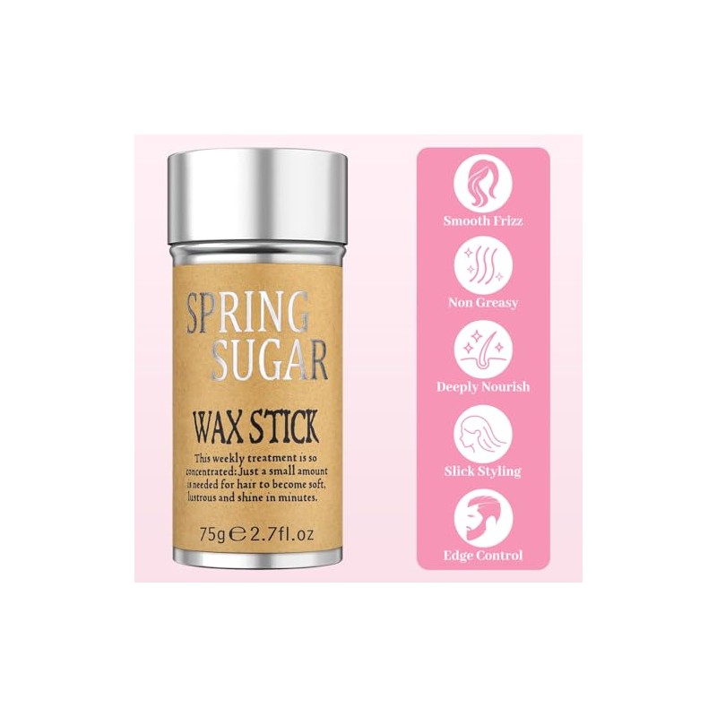 SPRINGSUGAR- Juego de 4 paquetes de cera para el cabello