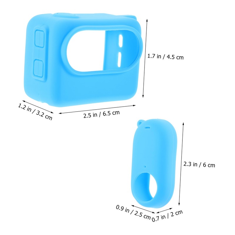 CIYODO 2pcs Small Camera Protective Cases with Lanyards for Travel