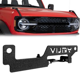 Vijay Adaptive Cruise Control Relocation Bracket Compatible with 2021-2024 Ford Bronco | Works with All Aftermarket Bumpers | Relocates Acc Sensor Module