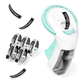 VolenGo VolenGo Embossing Label Maker, Label Maker Machine with Tapes, Omega S embossed label maker, 3D Sticker Maker for DIY Crafting and Organising with 9mm Retro Embosser Tapes