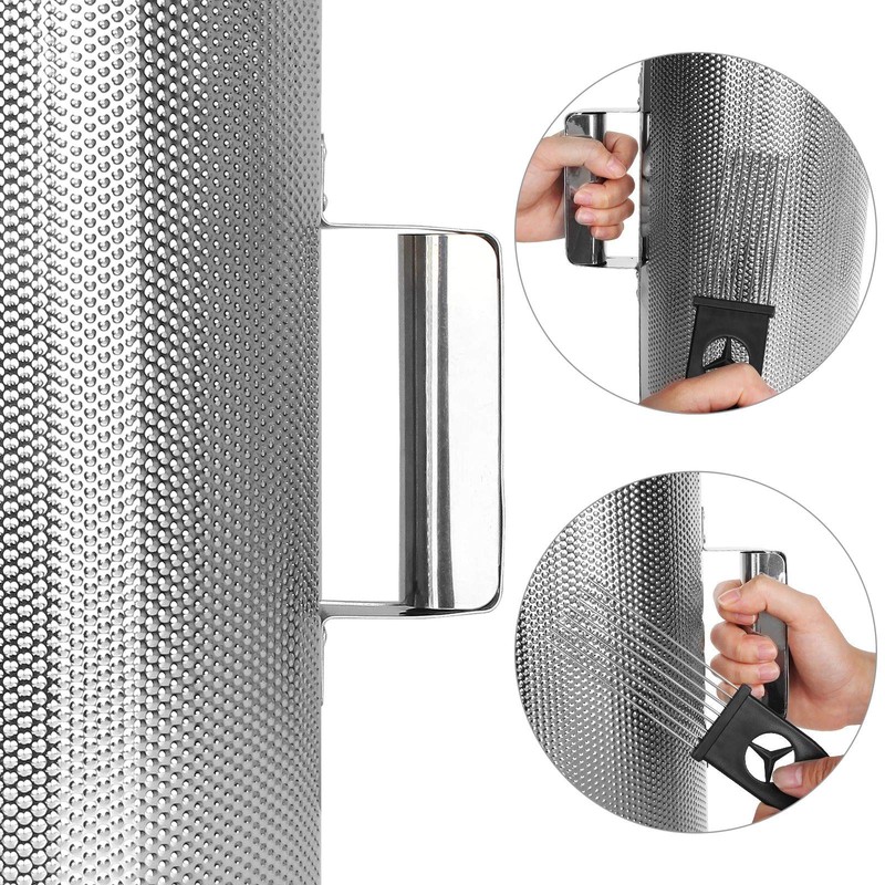 12" x 6" Stainless Steel Guiro Instrument Latin Percussion Metal