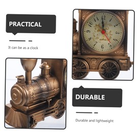 Garneck Antique Alarm Clock Table Desk Time Clock Alarm Clock Novelty Alarm Clock Train Alarm Clock Cool Train Model Alarm Clock On Bed Quartz Alarm Clock Retro Alarm Clock Old Fashioned Alarm Clock