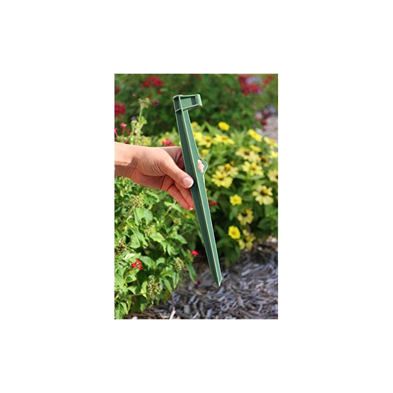 Mister Landscaper Green 13-in Stake with 1/4-in Vinyl Clip for
