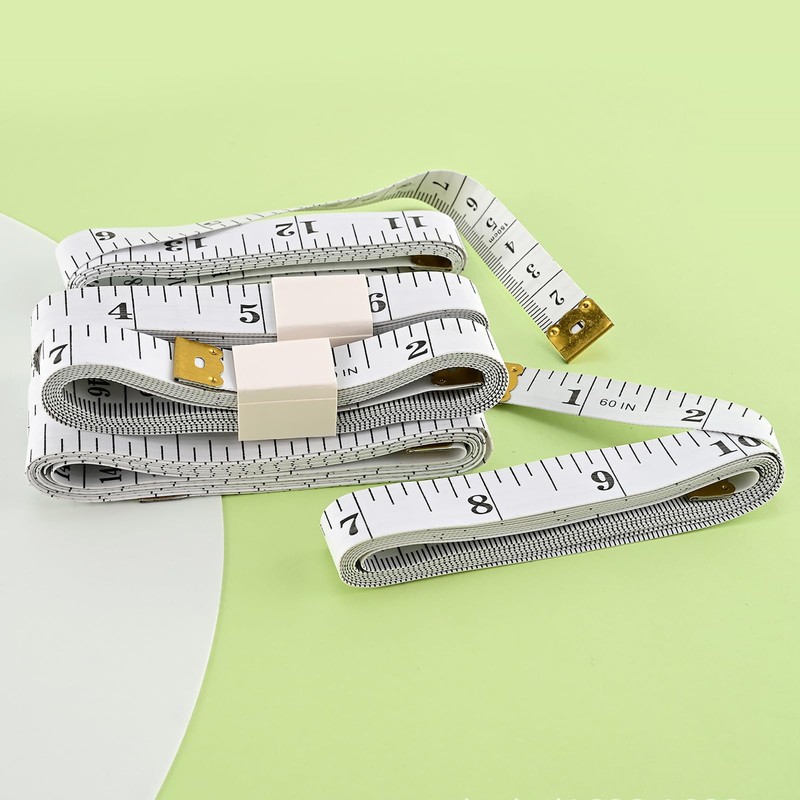 HESSION 2 Pack Soft Ruler 60-Inch Double Scales Measuring Tape
