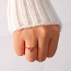 AIBELOPY Pink Bow Rings for Women Mother Daughter Knot Ring