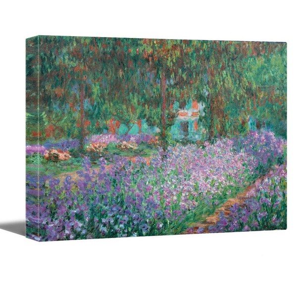 Vijf Arte Irises in Monet's Garden, 1900 by Claude Monet