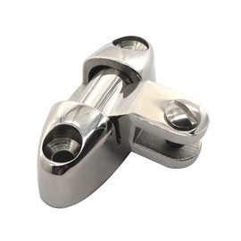 Zerniple Swivel Deck Hinge 316 Stainless Steel Boat Side Mount Deck Hinge Marine Hardware (Pack of 2)
