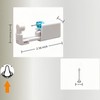 Geettcaifu 2 Pack Nose Piercing Gun, Self Nose Piercing Kit,