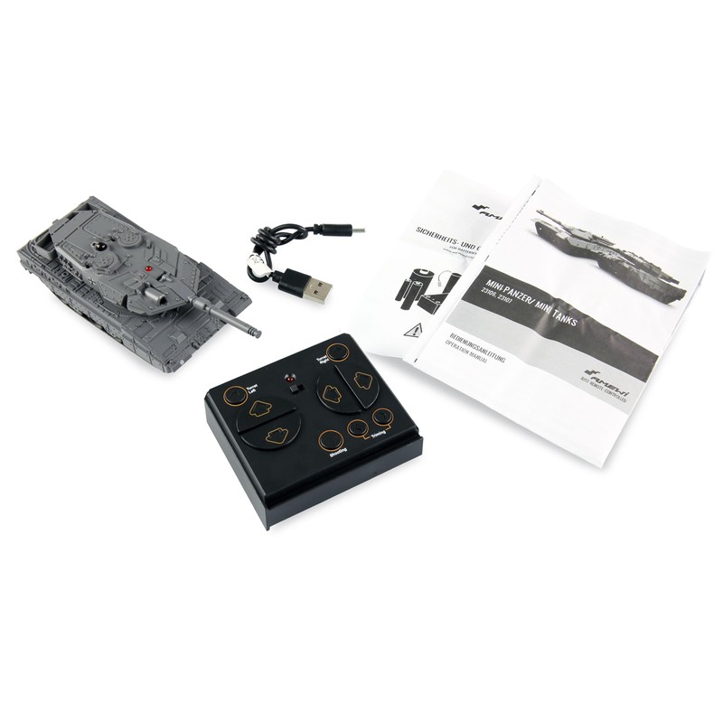 Amewi RC Leopard II Mini Tank with IR Battle Function