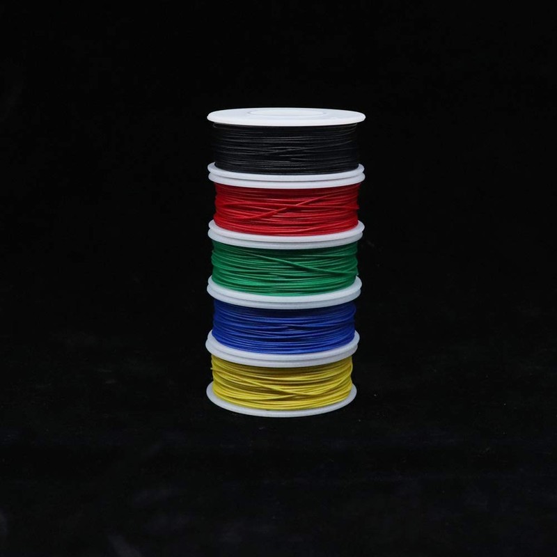 Treedix 59ft Per Roll Copper Wire Wrapping 26AWG Cable Jumper