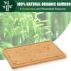 Homaxy Extra Large Organic Bamboo Cutting Boards for Kitchen, 18"x12"
