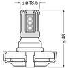OSRAM LEDriving SL, ≜ PS19W, White 6000K, LED Retrofit, offroad