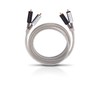 Oehlbach Silver Express Stereo RCA Cable Set for CD Players