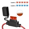 GUEEYUAW 5 Pack 16AWG Inline Fuse Holder, with 10A &