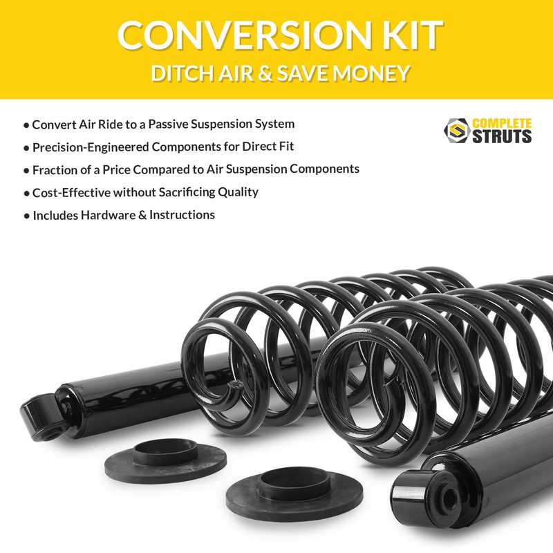 Front Air Suspension to Passive Complete Struts Assembly with Coil