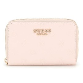 GUESS Phoebe SLG Zip Around Card Case Black Logo