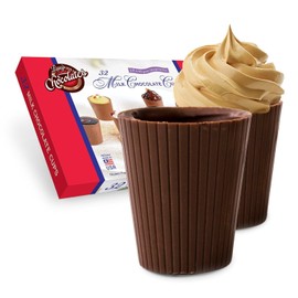 64 Milk Chocolate Dessert Cups Certified Kosher-dairy