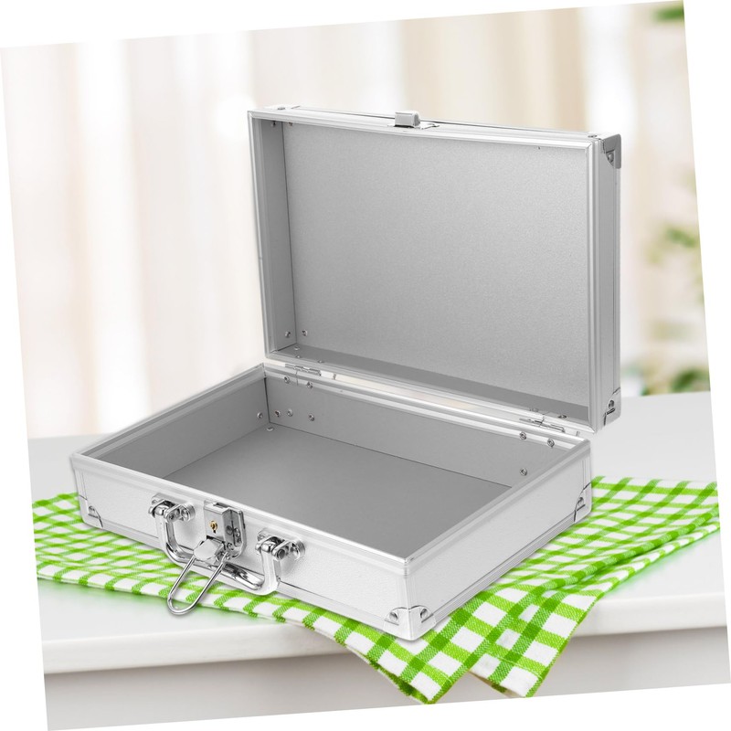 Gadpiparty Portable Carrying Case Versatile Hard Briefcase for Tools Documents