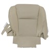 FZJDSD Tan Driver Side Bottom Perforated Leather Replacement Seat Covers