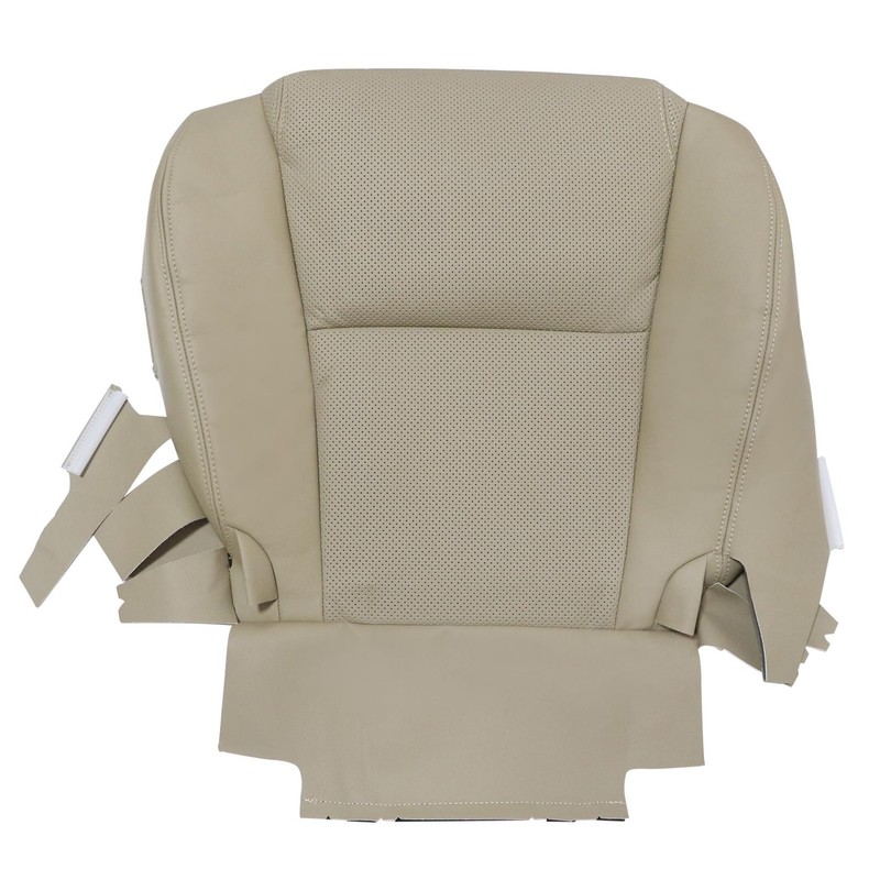 FZJDSD Tan Driver Side Bottom Perforated Leather Replacement Seat Covers