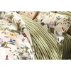FADFAY Floral Duvet Cover Set 100% Cotton Green and Beige