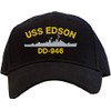 Spiffy Custom Gifts USS Edson DD-946 Baseball Cap Embroidered Black