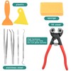 Worldity 19 Pcs Mosaic Tools Kit, Heavy Duty Glass Mosaic