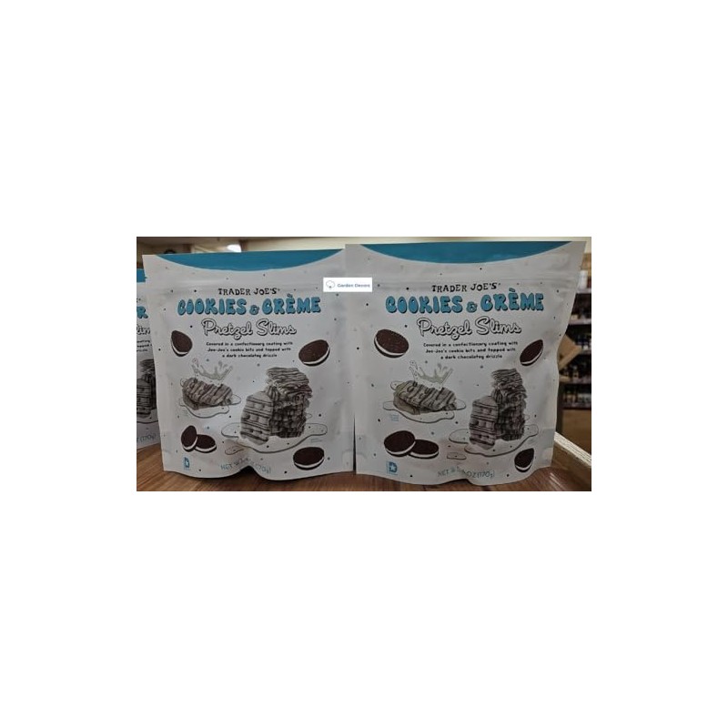 Generic Trader Joe’s Cookies & Crème Pretzel Slims 6oz 170g