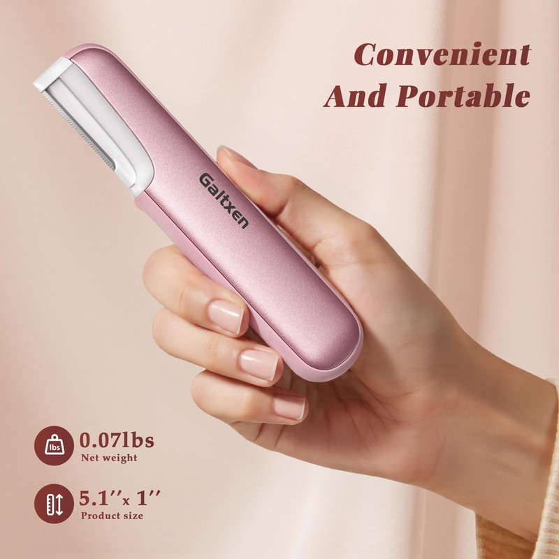 Galtxen Dermaplaning Tool for Women Pink - Facial Exfoliation &
