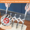 5-Wheel Professional Pastry Food Grade Stainless Steel Pizza Tool, Stainless