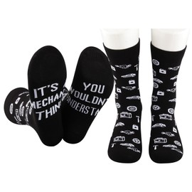 Car Mechanic Gift Car Enthusiast Gift It's A Thing You Wouldn't Understand Auto Novelty Socks (CA/US, Alpha, One Size, Regular, Regular, Mechanic Thing CA)