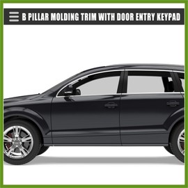 HOPESPANNER B Pillar Trim, Left Driver Side Door Entry Keypad Pillar Trim Panel, for Ford Explorer 2011-2019, Plastic, DB5Z-782055-AC, Black Replace Parts Vehicle Components