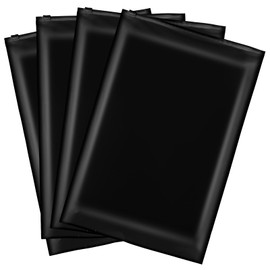 Svaldo Frosted Zipper Bags for Clothes, 10x13 inch, Pack of 100, Black Plastic Bags for Clothes, Swimsuit, Bathing Suit, Pants, File, Waterproof for T Shirt Packaging, Shipping, Mailing, Selling
