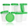 Horn Medical Urine Cup / Sample Cup with Screw Cap,