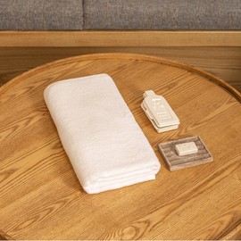 JAJU [JAJU] Lightweight Bath Towel_140x70cm_White