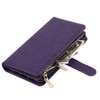 for Pixel 6A Zipper Wallet Case with Crossbody Wrist Strap