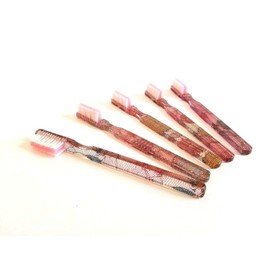 15-PACK New Hot Pink Lace Vintage Toothbrushes By Alan Stuart of New York