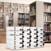 Layhit 20 Slots Cell Phone Locker Box for Classroom Clear