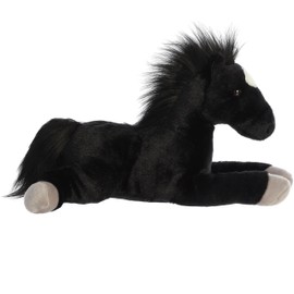 Aurora® Adorable Flopsie™ Blackjack™ Stuffed Animal - Playful Ease - Timeless Companions - Black 12 Inches
