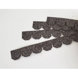 Alessio Dollhouse Asphalt Shingles Salt & Pepper Hexagon 1:12 Scale by Alessio #4005