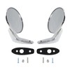 Chrome Door Mirrors Outside Exterior Rearview Compatible With 1966-1975 Dodge