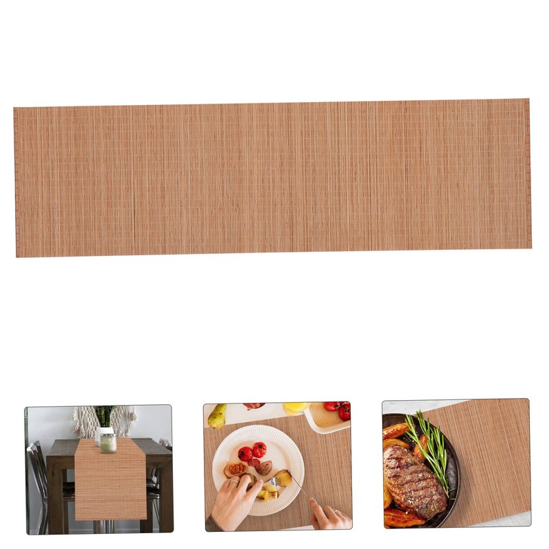 CIYODO Stylish Bamboo Tea Mat Table Runner Placemat Tea House